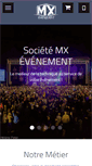 Mobile Screenshot of mxevenement.com